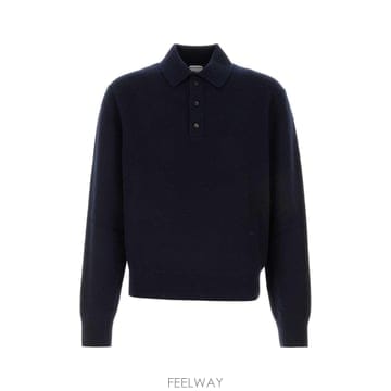 [X45]보테가 베네타 A005BIV6UX0 4071 남성 폴로 피케셔츠 Midnight blue wool