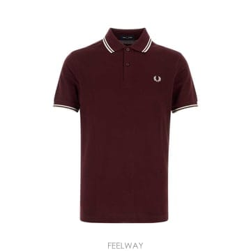 [X45]프레드 M3600 597 남성 폴로 피케셔츠 Burgundy piquet polo shirt