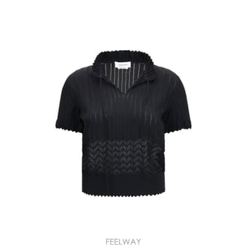 Alexander Mcqueen [K68]�˷���� ���� 876348Q1BH3 1000 ���� Ƽ���� �μҸ� ž ���� Open knit T sh[K68]�˷���� ���� 876348Q1BH3 1000 ���� Ƽ���� �μҸ�