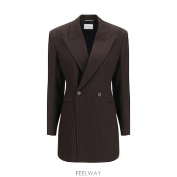 Saint Laurent [K68]���ζ� A007RPY4L31 2084 ���� ���ǽ� �� �̵� �̴� �巹�� Double breasted[K68]���ζ� A007RPY4L31 2084 ���� ���ǽ� �� �̵� �̴� 