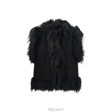 FENDI [K68]��� FW5170B1HG F0QA1 ���� �������� ����Ʈ ���� Wool and fox Fur Gil[K68]��� FW5170B1HG F0QA1 ���� �������� ����Ʈ ���� W