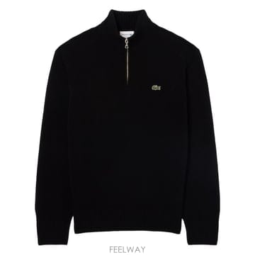 라코스테 스웨터 A COLLO ALTO IN LANA CARDATA CON 집 AH3052031 TP5819