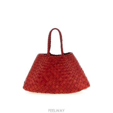 26FW 드래곤 Diffusion Santa Croce 스몰 핸드백 8893DGW6MATPOPPYRED TP