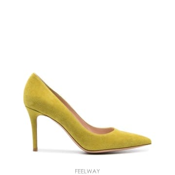 26FW 지안비토 Rossi 지안비토 Suede 레더 펌프스 G2458085RICCAMNAVY TP57575
