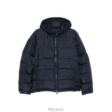 26FW 아스페시 네이비 블루 패딩 나일론 다운 자켓 CNII018V00685101 TP581737967
