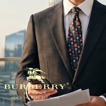 BURBERRY 버버리 실크 블랙 플라워·벌꿀 모티브 넥타이 9.8cm S~A+등급 K3767