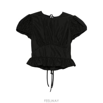 26SS 세실리에반센 세실리에반센 탑 RTW11008CRISTOBALBLACK TP577989876
