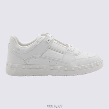 25SS 발렌티노 화이트 레더 Freedots 스니커즈 6Y2S0H43RDG0BO TP570531837