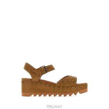 26FW 스텔라 매카트니 Biscuit alter suede Elyse 샌들 810697E003195742