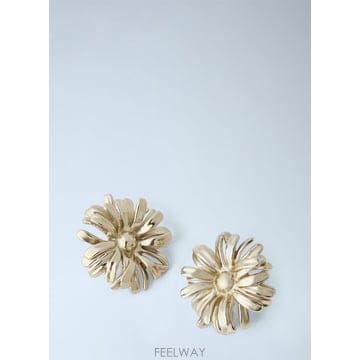 26 F/W 드리스 반 노튼 플로랄 메탈 귀걸이 262-018246- B0112400380