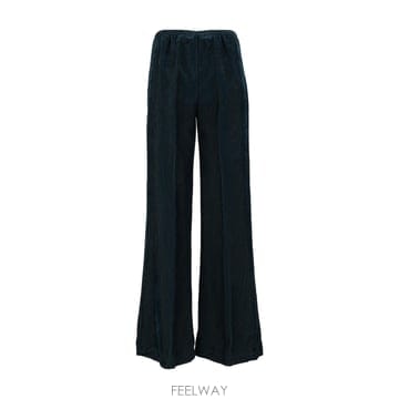26FW 포르테 포르테 Fluid fine 립 벨벳 엘라스틱 팬츠 15042MYPANTSF50A0122JAD
