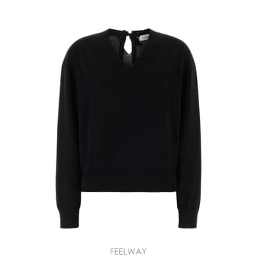 26FW 랑방 블랙 울 블렌드 스웨터 RWPO0027K101A2610 TP579300993