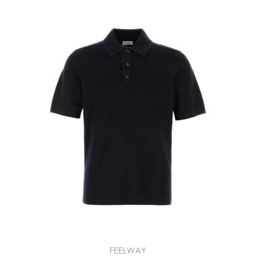 26FW 버버리 미드나이트 블루 울 폴로 셔츠 8127129A1222 TP579435651