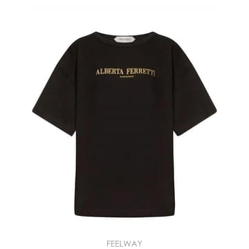 25FW 알베르타 페레티 여성 T 셔츠 070251950555 TP578199304