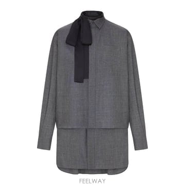 26FW 사카이 수트 드레스 2608566GRAY TP581996239