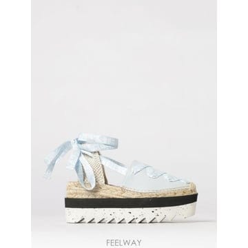 26SS 스텔라 매카트니 Espadrillas con zeppa Gaia 스텔라 매카트니 in 캔버스 800