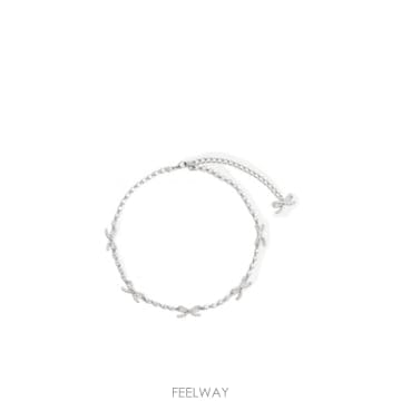 셀프 포트레이트 여성 앵클 체인 RS26611NSL TP579430098