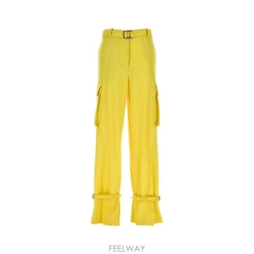 26SS 디아티코 옐로우 울 카고 pant 260WCP00283WWW065AA032 TP580319519