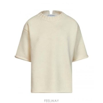 26FW 보테가 베네타 크림 울 블렌드 오버사이즈 스웨터 A003N6V79S09709 TP581995731