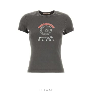 26FW 마르니 다크 grey 코튼 t 셔츠 THJE0400GPUSCZ30TCN55 TP579567504