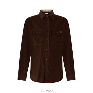 26FW 버버리 코듀로이 셔츠 made of 코튼 8133770179295C6491 TP581959539