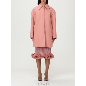 26SS Fendi 룩 71   울 FELT OVER 블루종 WITH 엘라스틱 VOLANT ON BACK F