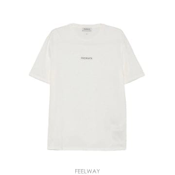 26FW 프리미아타 화이트 Cloud 코튼 쇼트 슬리브 T 셔츠 PA1027CLOUD TP581959431