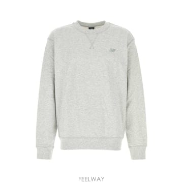 26FW 뉴 밸런스 멜란지 라이트 grey 코튼 스웨트 셔츠 MT41506AHHASHHEATHER TP580