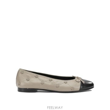 26FW 토리 버치 Dove grey 레더 Bunny 발레리나 187846016 TP581900202