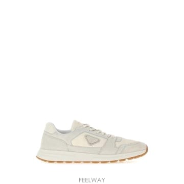 26FW 프라다 투 tone 캔버스 앤 suede Prax 스니커즈 2EE479FG0003ANKF0001 T