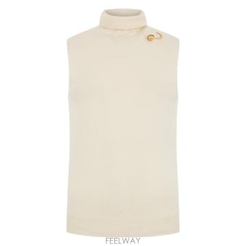 26FW 알베르타 페레티 민소매 하이 칼라 스웨터 088066030002 TP581958262