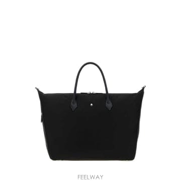26FW 몽블랑 블랙 캔버스 Weekender 43 트래블 백 221656000 TP579112895