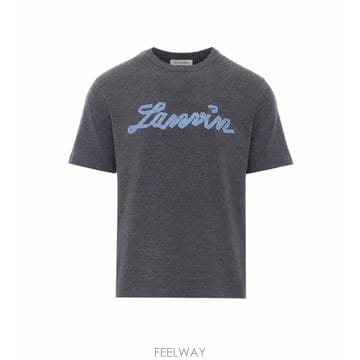 26FW 랑방 자수 로고 T 셔츠 TS0012J060177 TP581997247
