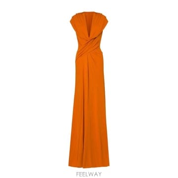 23SS 알베르타 페레티 알베르타 페레티 원피스 Arancio A043501270073 TP577973924