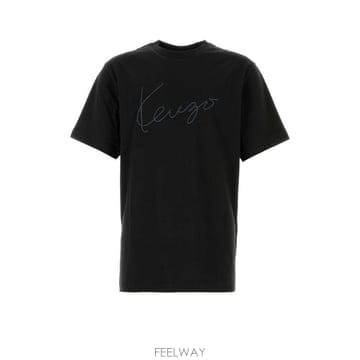 Kenzo 로고 자수 크루넥 티셔츠 FG65TS2864SG 99J TP979778383