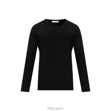 골지 긴팔 티셔츠 TS0034LJ1067 BK999 TP979777398