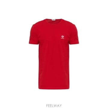 베르사체 로고 란제리 크루넥 티셔츠 10270611A17881 1RH60 TP979779522