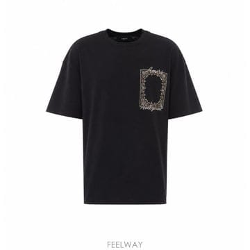 아미리 마 쿼드 반다나 프린트 티셔츠 426JR004 BLACK TP979776914