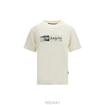 팜 엔젤스 스탬프 로고 레귤러핏 티셔츠 PAMAA001JR005 0310 TP979777113