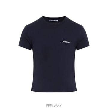 로고 자수 크루넥 티셔츠 CL0480 833DARKNAVY TP979776603