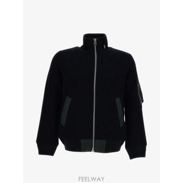 26 FW 사카이 골지 니트 패널 가디건 2604128M TP457620916