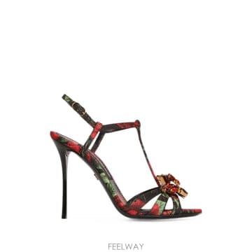 26 FW 돌체앤가바나 로즈 프린트 브로케이드 샌들 CR1959A0745 TP457237563