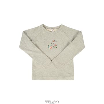 키즈 샤이니 스톤 맨투맨 그레이 E15BTI3343SW 092
