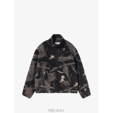 26 FW 칼하트 엘리엇 그래픽 프린트 플리스 텍스처 스웨트셔츠 I032241 TP458274649