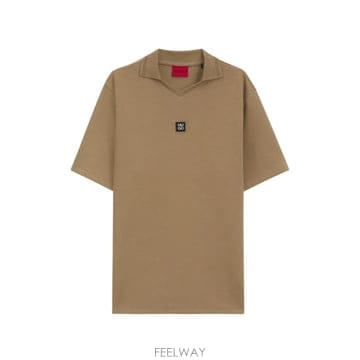26 FW HUGO 로고 패치 티셔츠 50563041 TP457784877