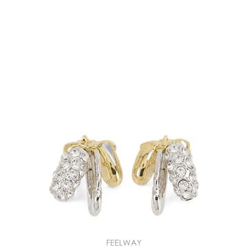 Simone Rocha 26 FW �ø� �λ� ���ν��� ��� ���� �̾ ERG5960900RHODIUMGOLDCRYSTAL TP4526 FW �ø� �λ� ���ν��� ��� ���� �̾ ERG5960900RH