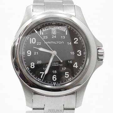 해밀턴 카키 필드 킹 데이 데이트 40MM 오토매틱 스틸 시계