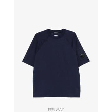 26 FW CP컴퍼니 렌즈 디테일 래글런 소매 티셔츠 21CMTS099A110580W TP459075260