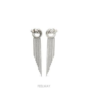 26 FW 이자벨마랑 매듭 디테일 라인스톤 프린지 이어링 BL0323FAD4B04B TP458964322
