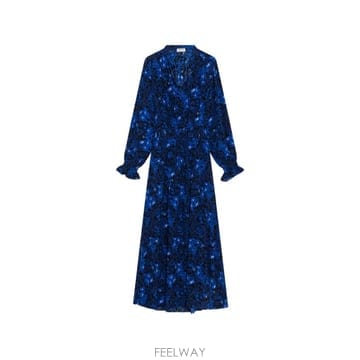 26 FW 쟈딕앤볼테르 라야도 스무스 나이트 플라워 맥시 드레스 WWDR02698 TP458446628